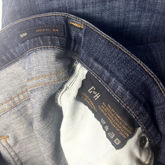 Citizens of Humanity Dylan Relaxed Fit Jeans Medium Wash Distressed Size 27 - Picture 7 of 7